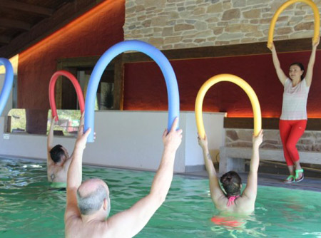 Wassergymnastik im Hotel Rehlegg